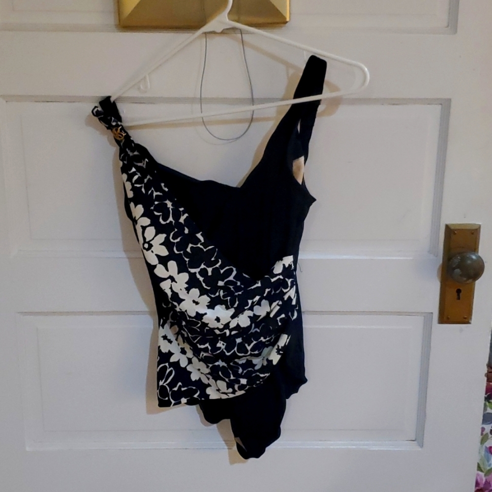 Vintage 90s Floral Bathing Suit